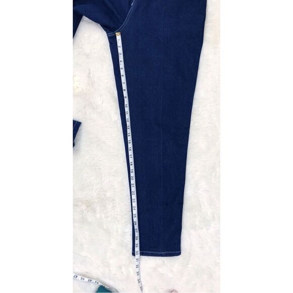 Vintage GITANO 80s High Rise Mom Jeans Tapered Leg Dark Wash Size 14 Tall Long - Picture 12 of 12